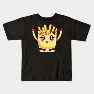 Cute Kawaii French Fry Fridays Kids T-Shirt